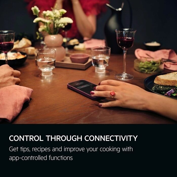 AEG 5000 Series GA5CB501AB Surround Cook with Steam Bake Electric Single Built in Oven with Retractable Dials Black