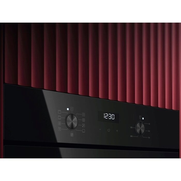 AEG 5000 Series OU5AB20CK Surround Cook Electric Built In Single Oven with Retractable Dials Black