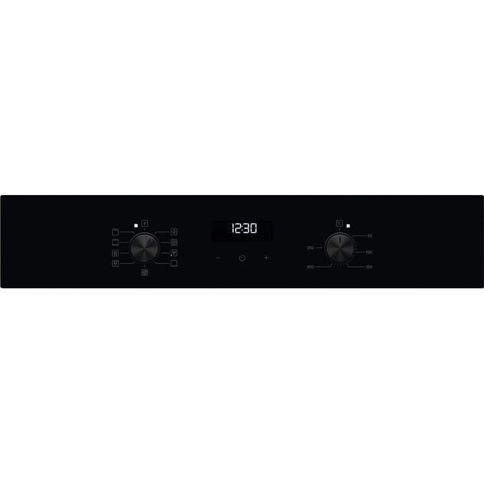 AEG 5000 Series OU5AB20CK Surround Cook Electric Built In Single Oven with Retractable Dials Black
