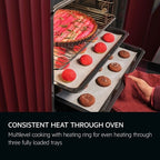 AEG 5000 Series OU5AB20CK Surround Cook Electric Built In Single Oven with Retractable Dials Black