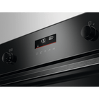 AEG 6000 BPK556260B SteamBake Pyrolytic Built-In Electric Single Oven Black
