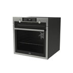 AEG 6000 Series BCE556060M Steam Bake Electric Single Built in Oven with Retractable Dials in Stainless Steel