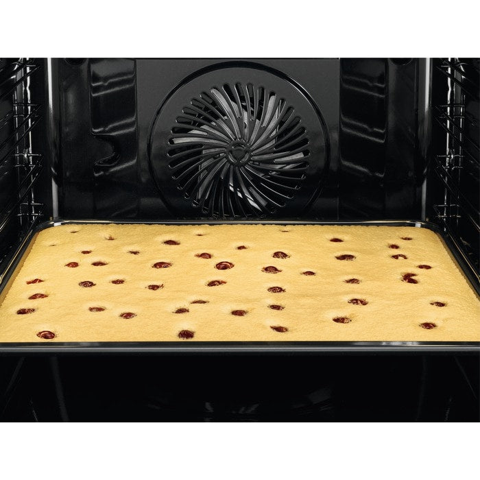 AEG 6000 Series BEB335061W Surround Cook Electric Single Built in Oven with Retractable Dials in White