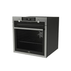 AEG 6000 Series BPE556060M Steam Bake Electric Single Built in Oven with Retractable Dials in Steinless Steel