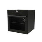 AEG 6000 Series BPK355061B Steam Bake Electric Single Built in Oven with Retractable Dials in Black