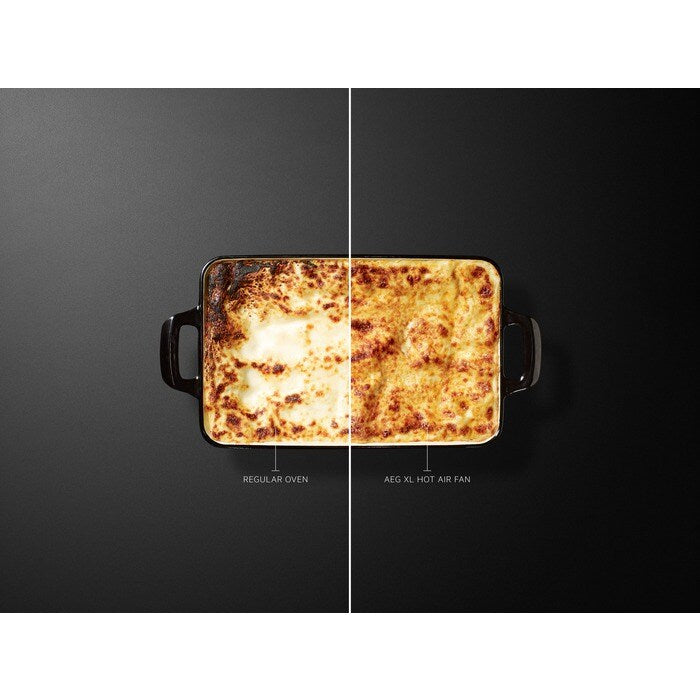 AEG 6000 Series BPS355061M Steam Bake Electric Single Built in Oven with Retractable Dials in Stainless Steel