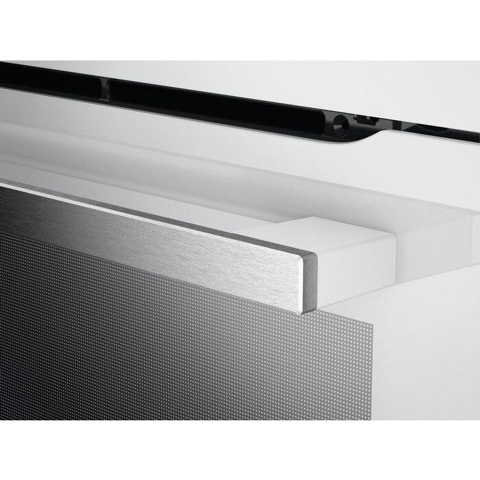 AEG 6000 Series BPS555060W Steam Bake Electric Single Built In Oven with Retractable Dials in White