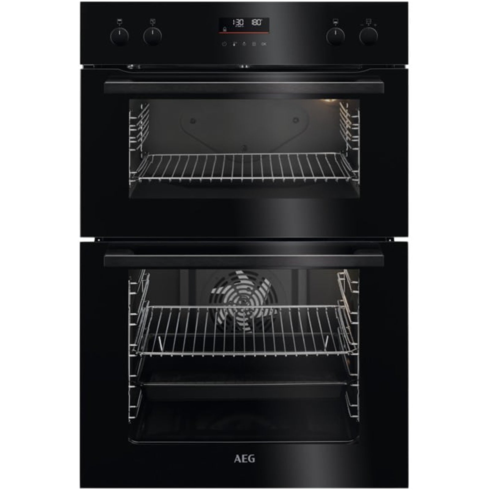AEG 6000 Series DCE531160B Surround Cook Electric Built In Double Oven in Black
