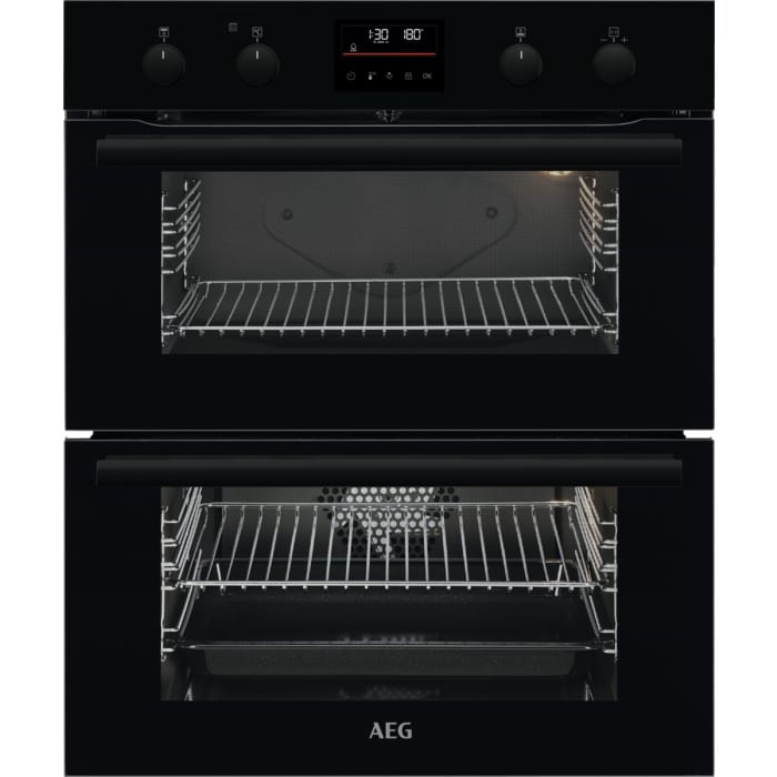 AEG 6000 Series DUB535060B SurroundCook Built Under Electric Double Oven in Black