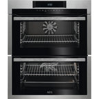 AEG 6000 Series DUE731110M Surround Cook Built Under Electric Double Integrated Oven in Stainless Steel