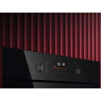 AEG 6000 Series OS6AB50AK Sense Cook Electric Built In Single Oven with Retractable Dials Black