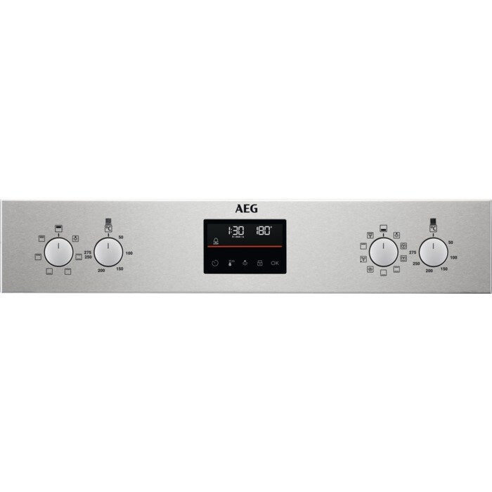 AEG 6000 Serires DCB535060M Surround Cook Electric Built in Double Oven Stainless Steel