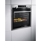 AEG 7000 Series BSE577261M Steam Crisp Electric Single Built in Oven with Retractable Dials