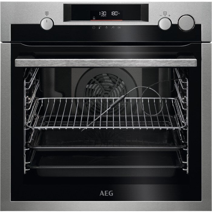 AEG 7000 Series BSE577261M Steam Crisp Electric Single Built in Oven with Retractable Dials