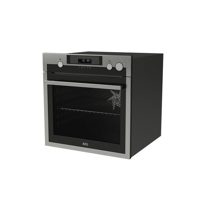 AEG 7000 Series BSE577261M Steam Crisp Electric Single Built in Oven with Retractable Dials
