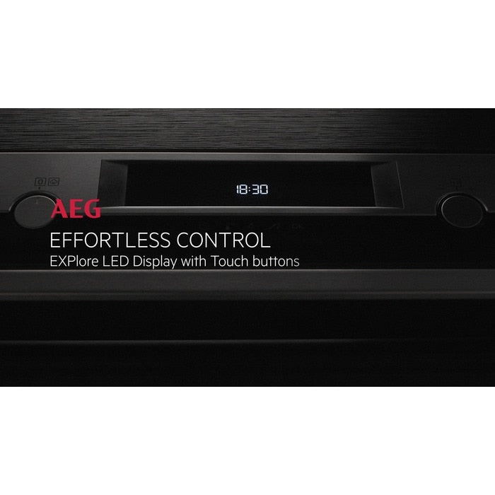 AEG 7000 Series BSE577261M Steam Crisp Electric Single Built in Oven with Retractable Dials