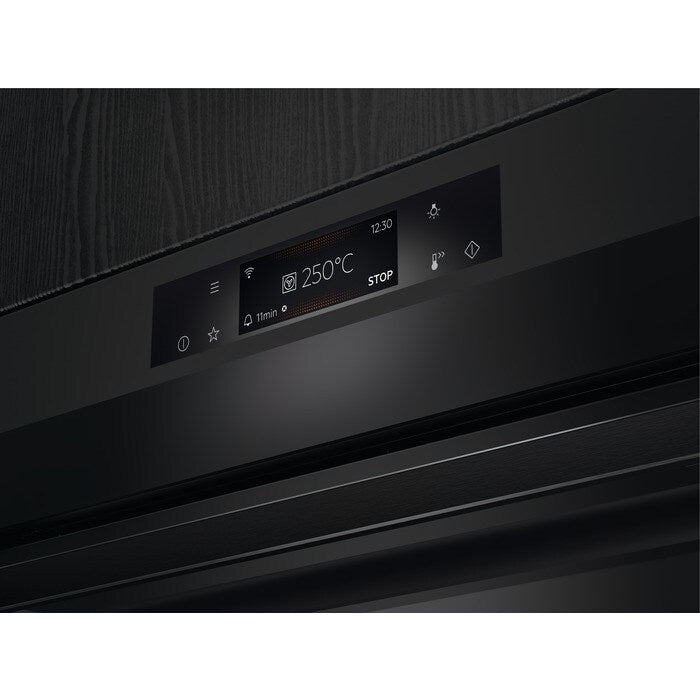 AEG 7000 Series BSE778380T Steam Crisp Electric Single Built In Oven with Touch Controls Black