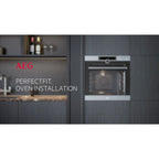 AEG 7000 Series BSK978330B Steam Crisp Electric Single Built in Oven with Command Wheel