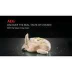 AEG 7000 Series BSK978330B Steam Crisp Electric Single Built in Oven with Command Wheel