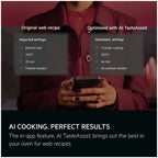 AEG 7000 Series MealAssist TE7PB731AB Electric Single Built in Oven with Touch Controls