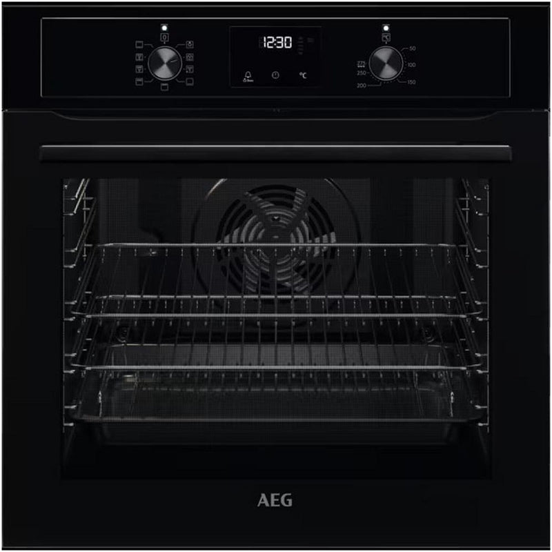 AEG BEX33501EB 59.4cm Built In Electric Single Oven Black