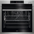 AEG 7000 Series BSE772380M Steam Crisp Electric Single Built in Oven with Touch Controls in Stainless Steel