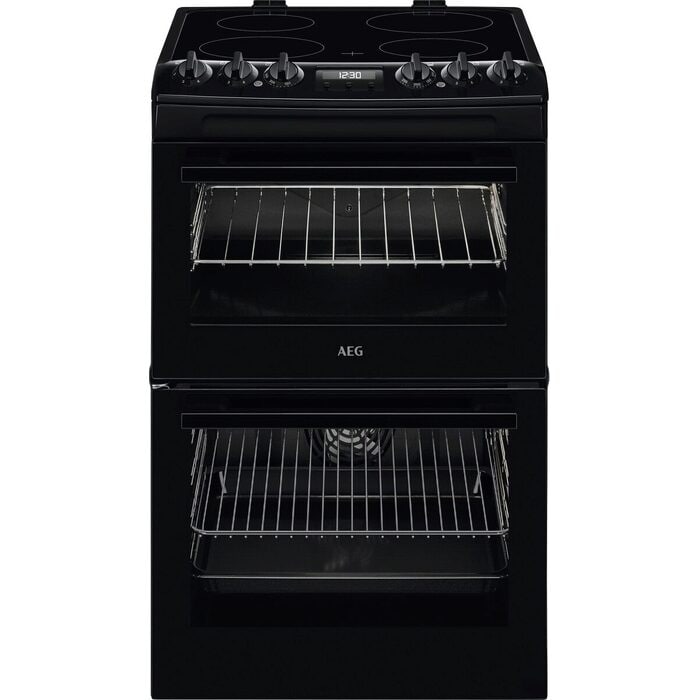 AEG CCX1530ACB 5000 Series Surround Cook 55cm Freestanding Electric Cooker with Ceramic Hob in Black