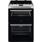 AEG CCX6540ACM 5000 Surround Cook 60cm Freestanding Electric Cooker with Ceramic Hob in Stainless Steel