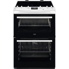 AEG CCX6540ACW 5000 Series Surround Cook 60cm Freestanding Electric Cooker with Ceramic Hob in White