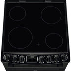 AEG CCX6740ACB 6000 Sreries Steam Bake 60cm Freestanding Electric Cooker with Ceramic Hob in Black