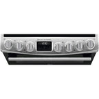 AEG CCX6740ACM 6000 Series Steam Bake 60cm Freestanding Electric Cooker with Ceramic Hob in Stainless Steel