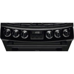 AEG CGX1130ACB 55cm Freestanding Gas Cooker with Double Oven in Black