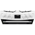 AEG CGX1130ACW 55cm Freestanding Gas Cooker With Double Ovens in White