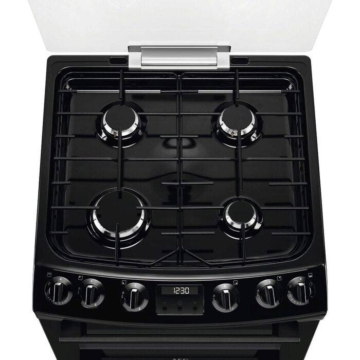 AEG CGX6130ACB 60cm Freestanding Gas Cooker with Double Oven in Black