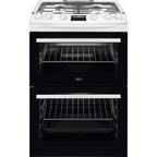 AEG CGX6130ACW 60cm Freestanding Gas Cooker with Double Oven in White