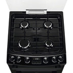 AEG CKX6540ACB 60cm 5000 Series Surround Cook Dual Fuel Freestanding Cooker With Double Oven in Black