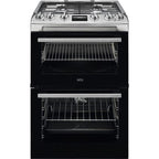 AEG CKX6540ACM 60cm 5000 Series Surround Cook Dual Fuel Freestanding Cooker With Double Oven in Stainless Steel