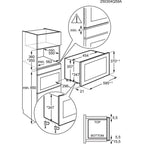 AEG OB6SM171DB 17L Built In Microwave Oven Black