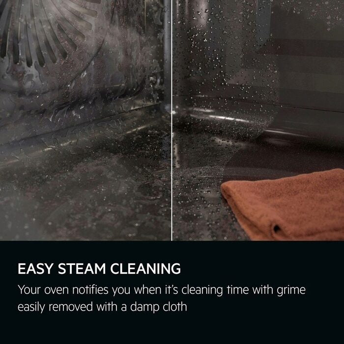 AEG TP8SB731AT Electric Built in Single Oven with Touch Controls Black