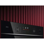 AEG TR6PB521SB Electric Built in Single Oven with Retractable Dials Black