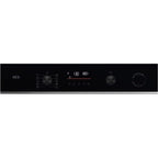 AEG TR6PB521SB Electric Built in Single Oven with Retractable Dials Black