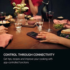 AEG TS6PB521AB Electric Built in Single Oven with Retractable Dials Black