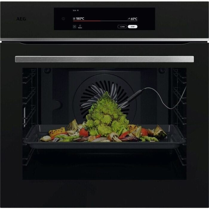 AEG TT9PB831AT Electric Built in Single Oven with Touch Controls Black