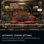 AEG TT9PB831AT Electric Built in Single Oven with Touch Controls Black