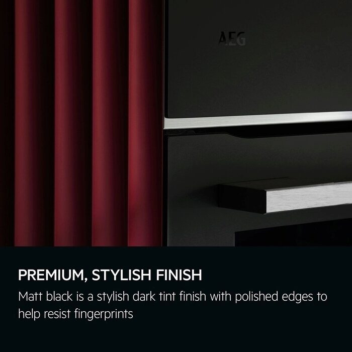 AEG TT9PB831AT Electric Built in Single Oven with Touch Controls Black