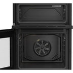 Beko EDC6731K 60cm Double Oven Electric Cooker with Vitroceramic Hob Black
