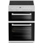 Beko ETC611W 60cm Oven Electric Cooker with Ceramic Hob White