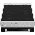 Beko ETC611W 60cm Oven Electric Cooker with Ceramic Hob White