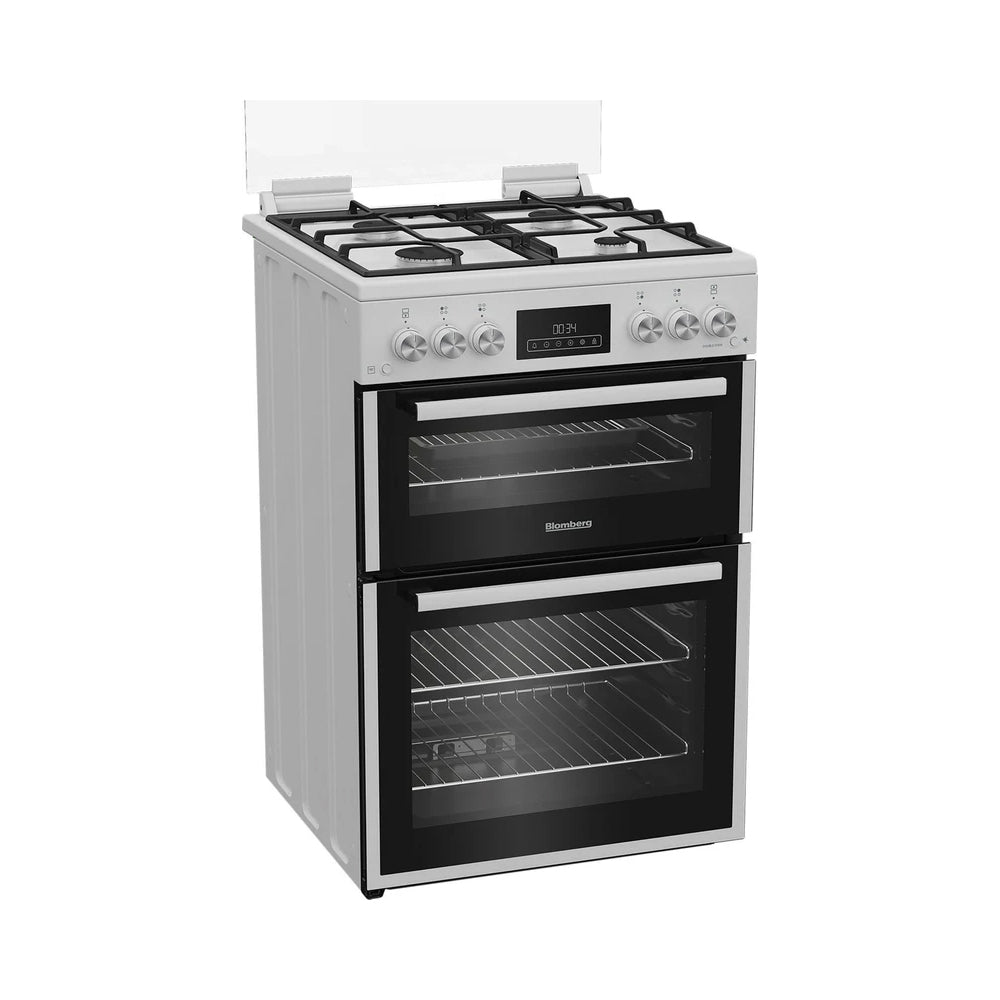 Blomberg GGRN655W 60cm Freestanding Double Oven Gas Cooker White