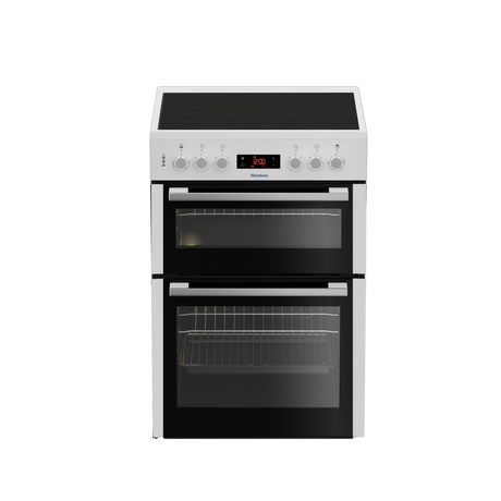 Blomberg HKN65W 60cm Electric Double Oven with Ceramic Hob White
